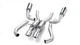 Corsa for 1996-2002 Dodge Viper GTS 8.0L V10 Polished Sport Cat-Back Exhaust