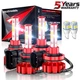 For Ford Transit-150 250 350 2015-2024 4pcs LED Headlights High Low Bulbs White
