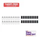 Quickcar 57-582-20, Set of 20 Ring Terminals 3/8In 6 Ga W/Heat Shrink 20Pk Tin 
