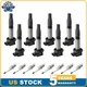 8x Ignition Coil + 8x Iridium Spark Plug For Jaguar Land Rover Range Rover UF519