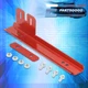 For Mazda RX7 RX8 Miata Front Bumper License Plate Relocation Bracket Mount Red