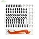 100pcs+4 Kia Carnival Engine Splash Fastener Bumper Fender Liner Retainer Clips