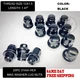 20pc OEM Factory Black 12x1.5 Lug Nuts For Jaguar S/X/F Type XE XF XJ XK