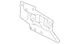 Genuine Mitsubishi Floor Pan Heat Shield 5374A012
