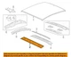 GM OEM 11-15 Volt Roof Roof Components-W'shield Header 25951095