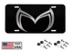 "Evil M" License Plate Fits Mazda 3 5 6 RX-7 RX-8 CX-5 CX-3 9 MX-5 Miata Badge