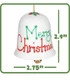 READY 2 LEARN Christmas Crafts - Design Your Own Porcelain Bells - ... 3count