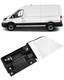 TOP-MAX Fuel Filler Door White Cover Ford Transit 150 250 350 Gas 2015-2023