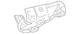 Genuine Mitsubishi Lower Cover 1555A279