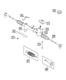 Genuine Mopar Steering Gear Heat Shield 68261880AA