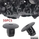 50x For 90682-SEA-003 963572D Honda Acura Black Fender Apron Grommet Nut Clips