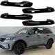 For 2021-2025 Kia Sorento GLOSS BLACK Door Handle COVERS With 2 Smart Keyholes