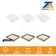 Air Cabin Filters (6 Total) Kit For Dodge Journey Chrysler 200 Avenger 3.6L