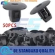 50* Black Fender Apron Grommet Nut Clips For Acura ILX MDX Honda CR-V Odyssey