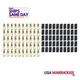 Quickcar 57-470-50, Set of 50 Natural Copper Ring Terminal #10 Fits 10-12 Ga W/H