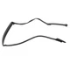 Genuine Jaguar 2018-2023 E-Pace Base Door Upper Weatherstrip Rear Left J9C4875