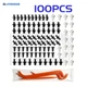 100pcs+4 Kia Telluride Engine Splash Fastener Bumper Fender Liner Retainer Clips