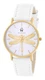 New Olivia Westwood Ladies Unique Design Gold and White 3D Minimalist Watch 