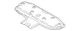 51487392646 OEM EXHAUST HEAT SHIELD 2017 MINI COOPER COUNTRYMAN, 18-20 BMW X2