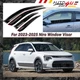 Window Visor JDM Style Tinted Sun Rain Guards Shade Deflector For 2023-2025 Niro