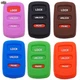 Silicone Key Fob Cover Case for Mitsubishi Endeavor Outlander Montero 3 Button