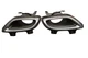 11-16 Hyundai Equus Rear Left & Right Side Bumper Exhaust Muffler Tips Set Oem