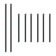 Mishimoto Set of Six 6in & Two 14in Stainless Steel Locking Ties