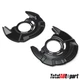 2x Brake Dust Shield w/ Mounting Hardware for Honda Clarity 2018-2021 Front Side