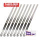 Design 10211, Set of 8 Positive Locking Ties 12mm x 9in 8-pk Stainless Natural 