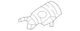 Genuine Mitsubishi Intermediate Pipe Shield 1570D174