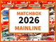 Matchbox 2026 Mainline - U PICK updated with Mix J (Mix 9)