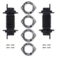 Detroit Speed - Door Jamb Wiring Boot Kit - Billet Trim (010421DS)