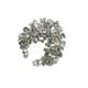 Womens Brooch Pin, Half Moon,Crest Design,Swarovksi Crystal Elements,SALE (2Pc)