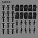 Set of 35 M6 Bolts & U-nut Clips Engine Under Cover Splash Shield Guard For KIA
