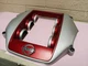 NISSAN GT-R R35 OEM TOP ENGINE COVER SILVER/ RED TRIM Wo/BOLTS FROM A 2013