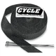 Cycle Performance Black 2 in. x 25 ft. Exhaust Pipe Wrap w/Tie Wraps - CPP/9042